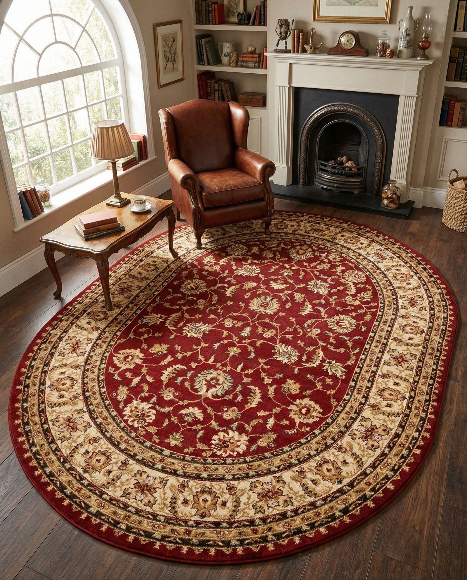 7' 10 x 10' Classic Agra Oval Rug