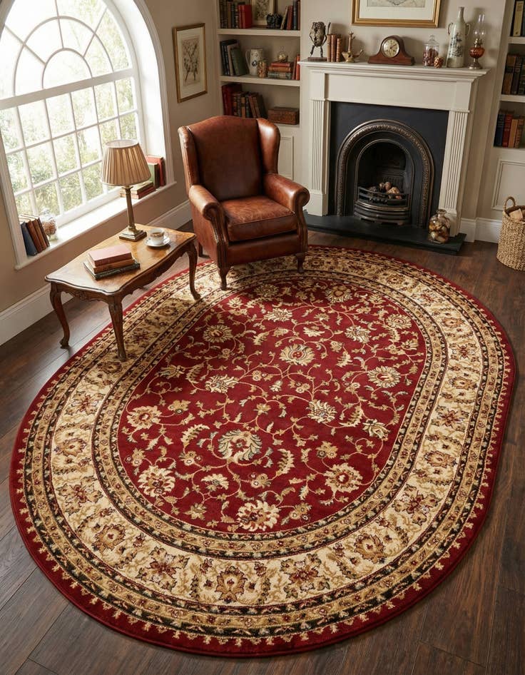 Detail image of  7' 10 x 10' Aditi Oval Rug