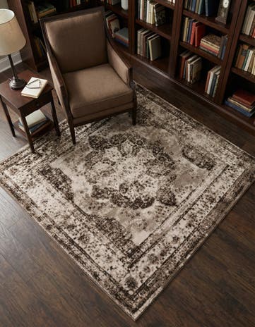 5' 3 x 5' 3 Monte Carlo Square Rug