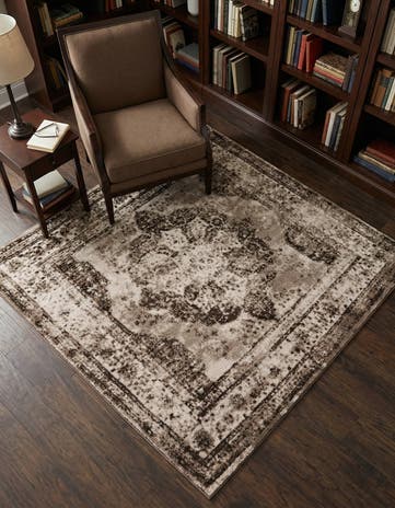 5' 3 x 5' 3 Monte Carlo Square Rug
