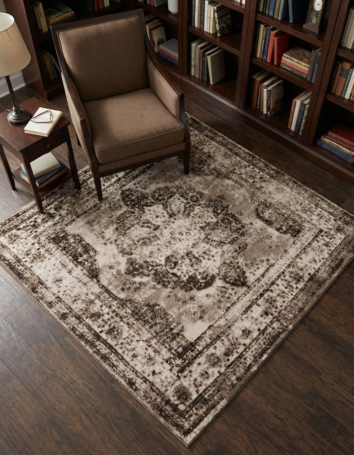 5' 3 x 5' 3 Monte Carlo Square Rug
