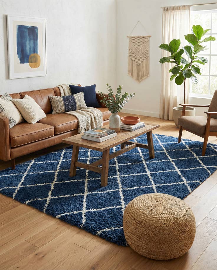 Detail image of 7' 10 x 10' Moroccan Shag Rug