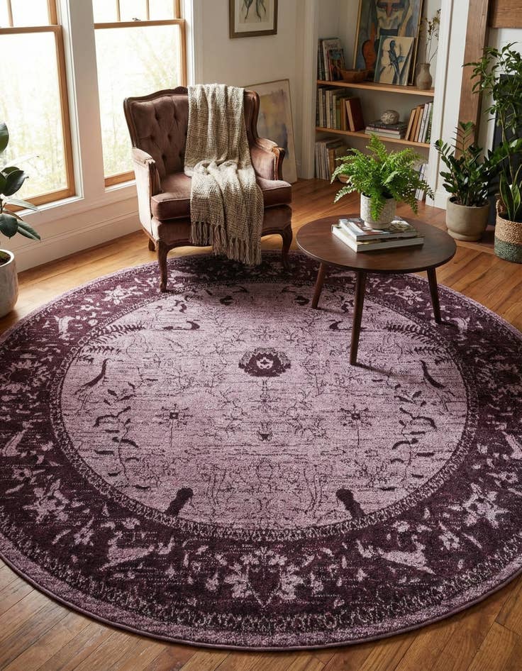 Detail image of 7' 10 x 7' 10 Miranda Round Rug
