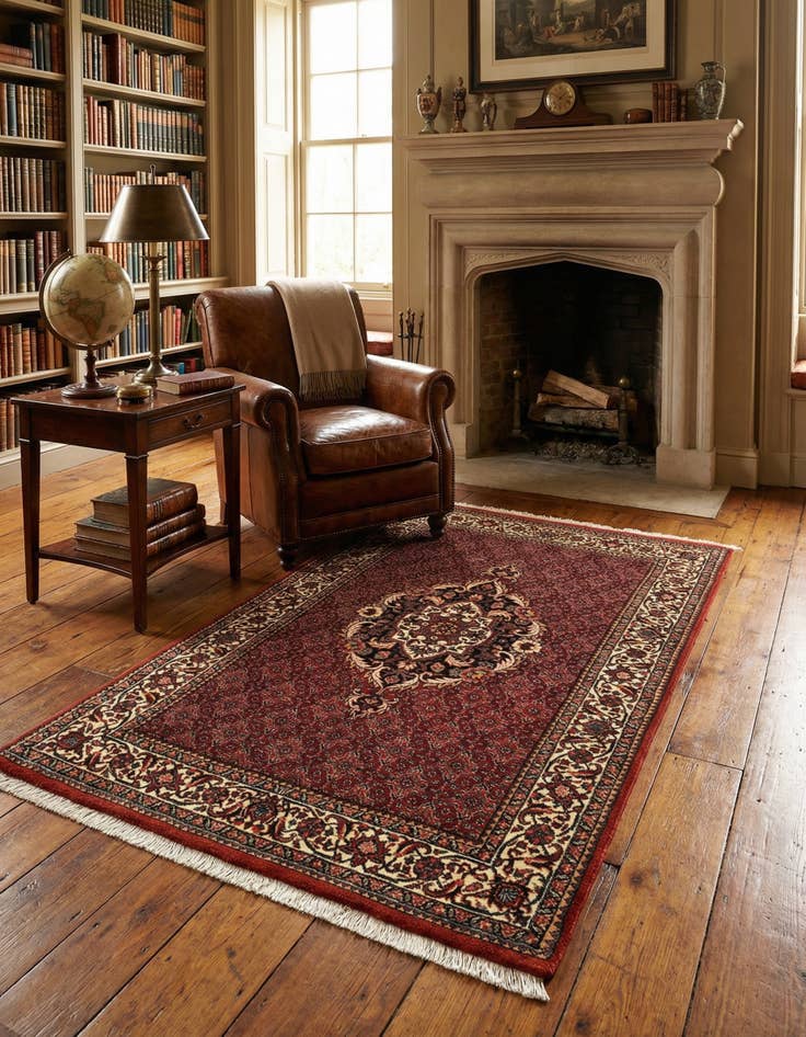 Detail image of 3' 1 x 4' 9 Bidjar Wool Rug