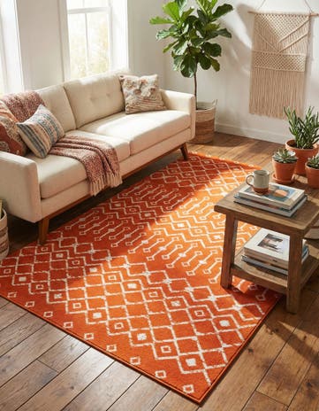 5' 3 x 8' Kasbah Trellis Rug