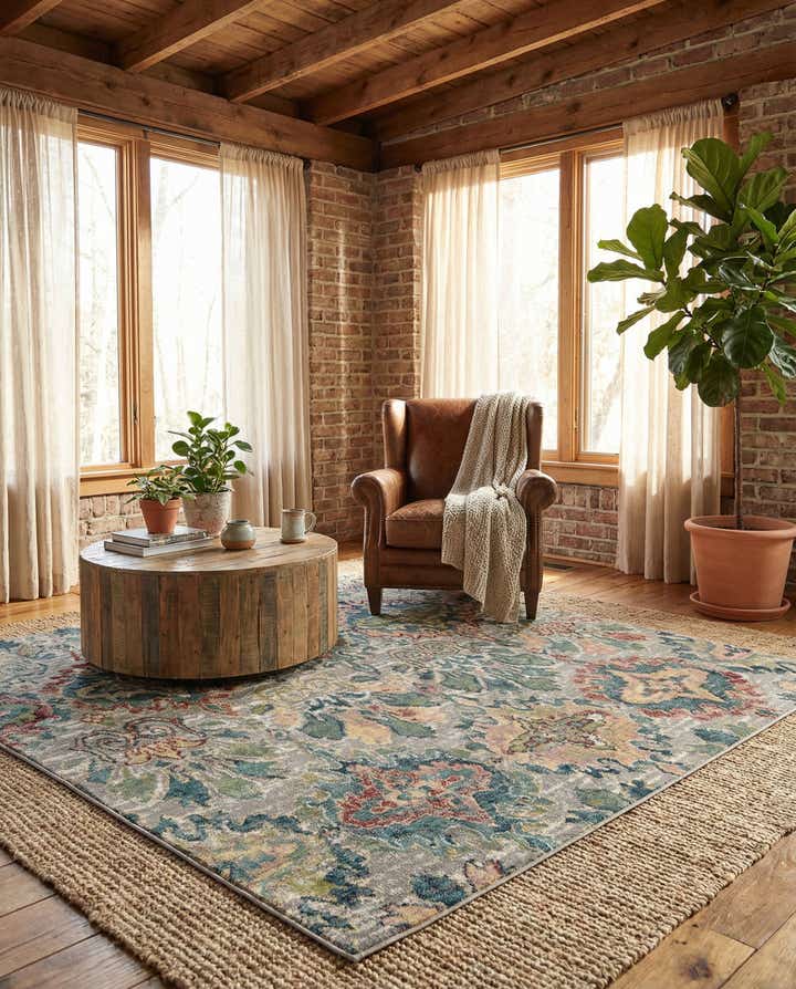 8' x 8' Charleston Square Rug