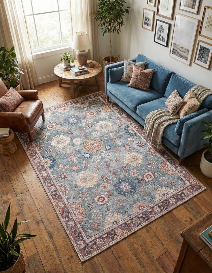 Detail image of 5' 1 x 8' Timeless Rug