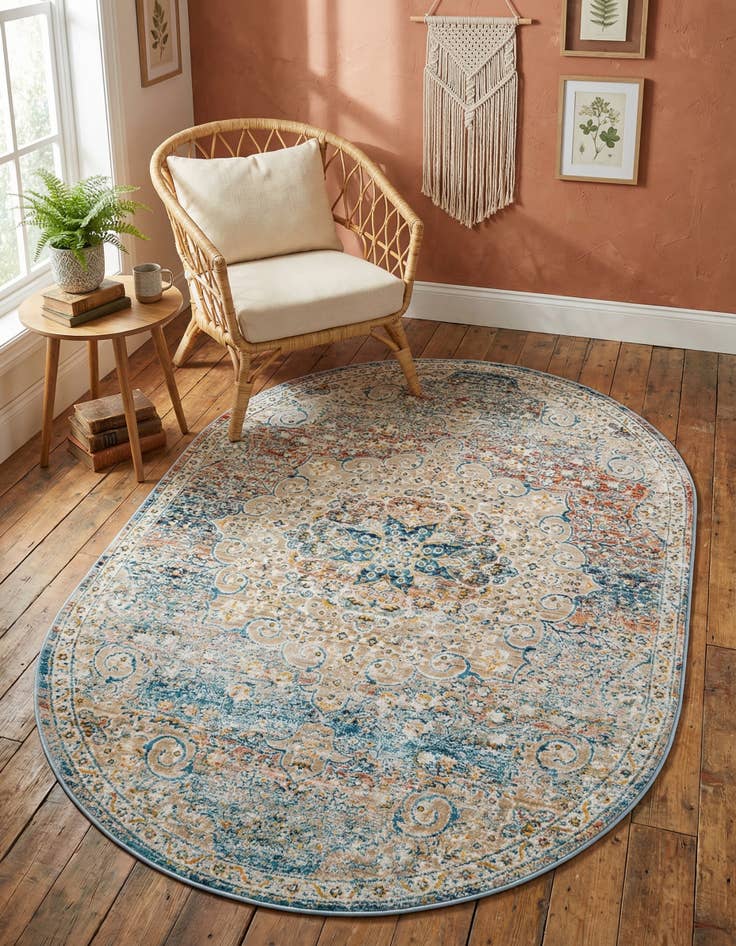 Detail image of 4' x 6' Newport Oval Rug
