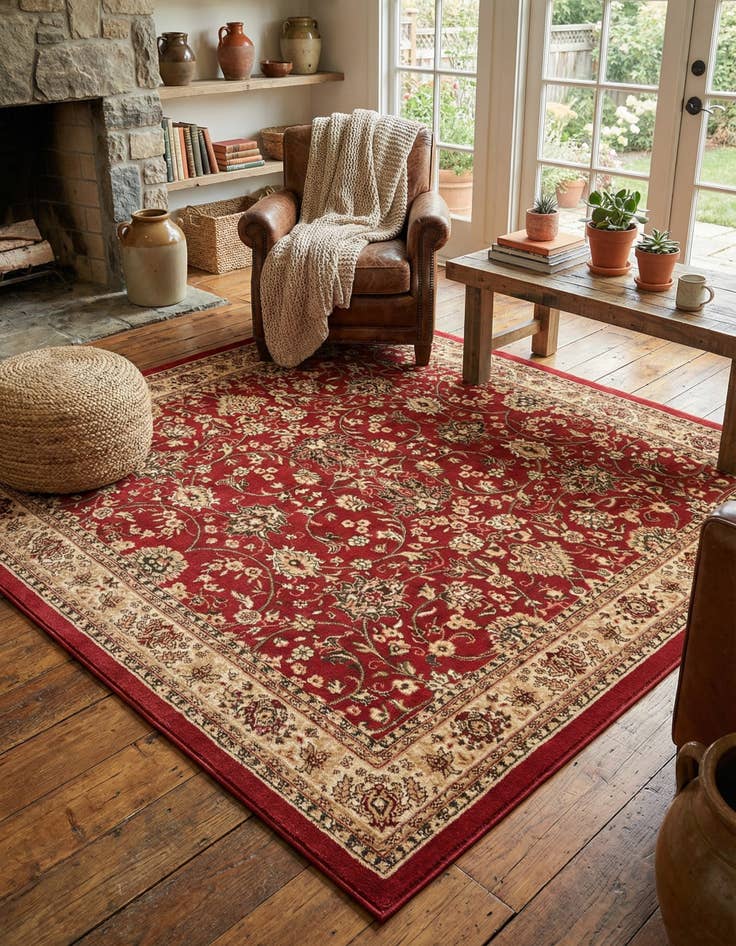 Detail image of 7' 10 x 7' 10 Yasmin Square Rug