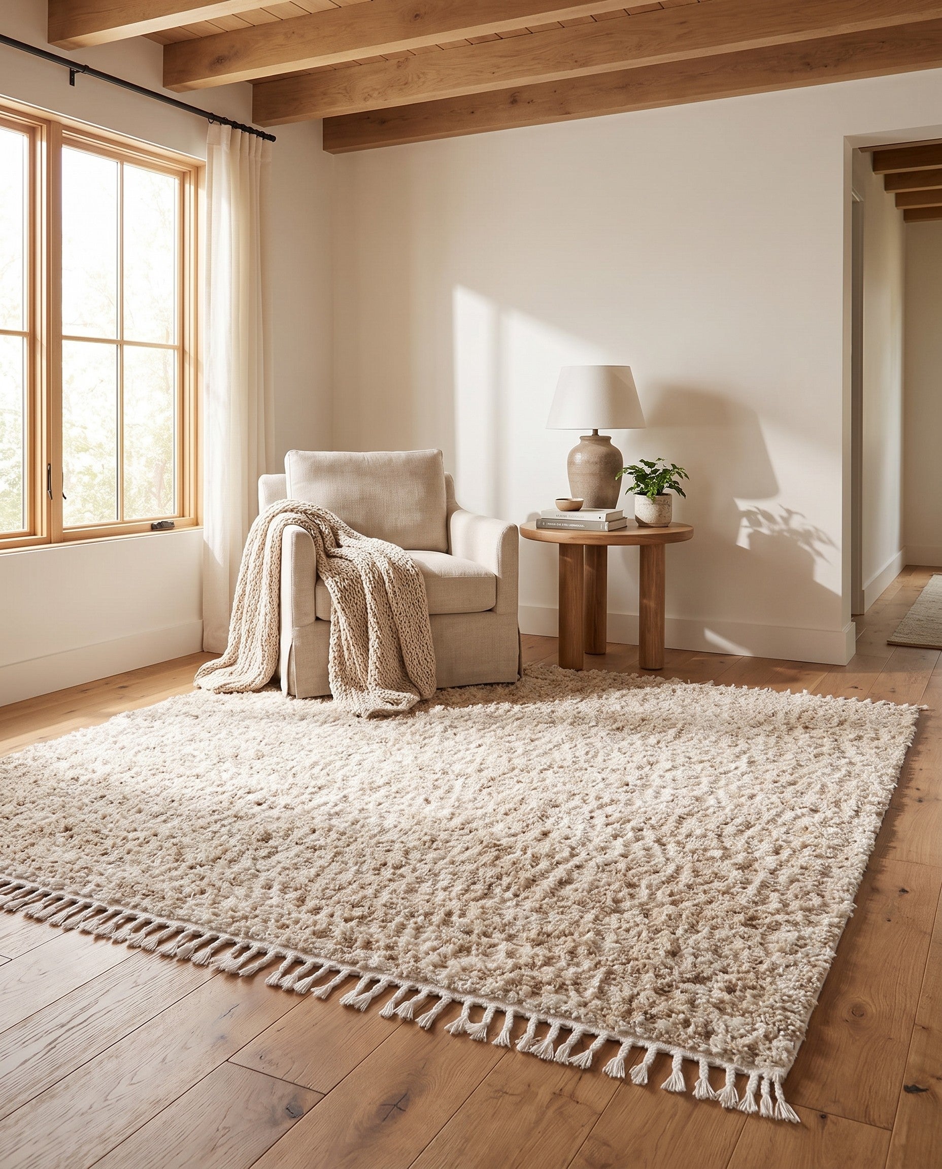 7' x 7' Athena Shag Square Rug