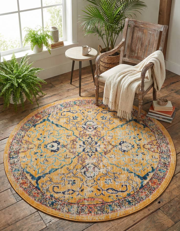 Detail image of  4' x 4' Lola Round Rug