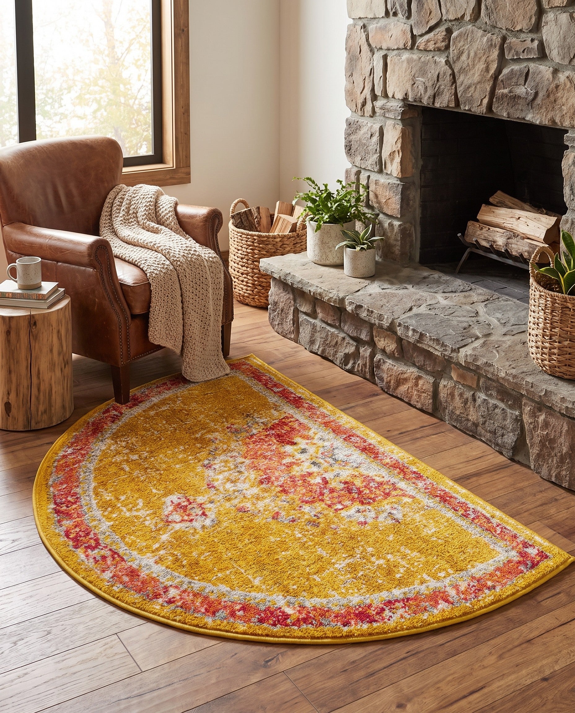 2' 2 x 3' 7 Carrington Hearth Rug