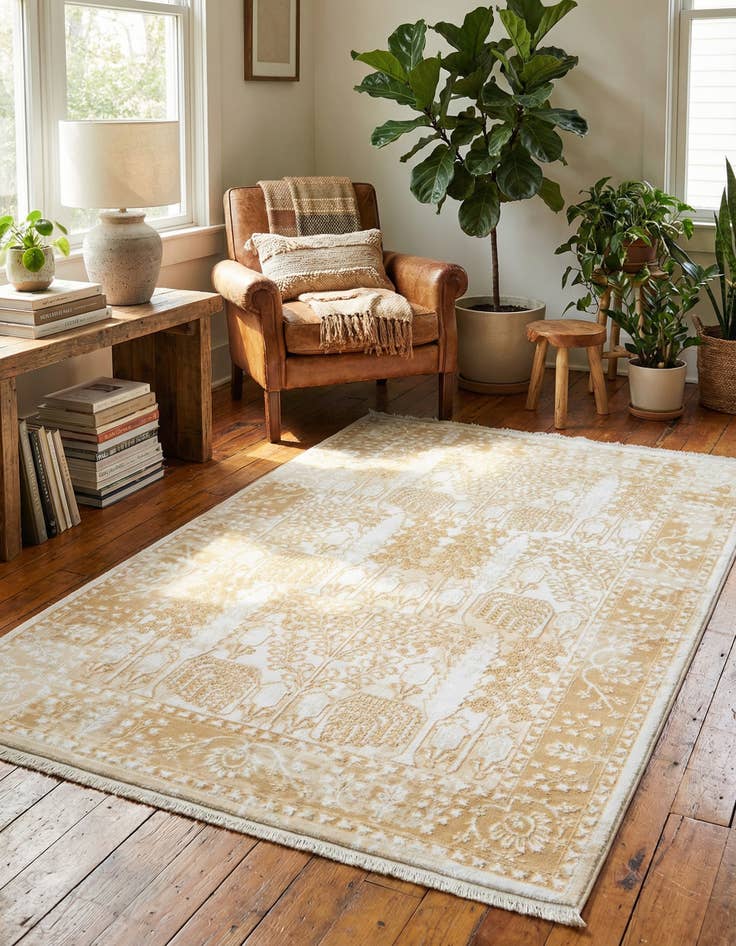 Detail image of 4' x 6' Nain Design Rug