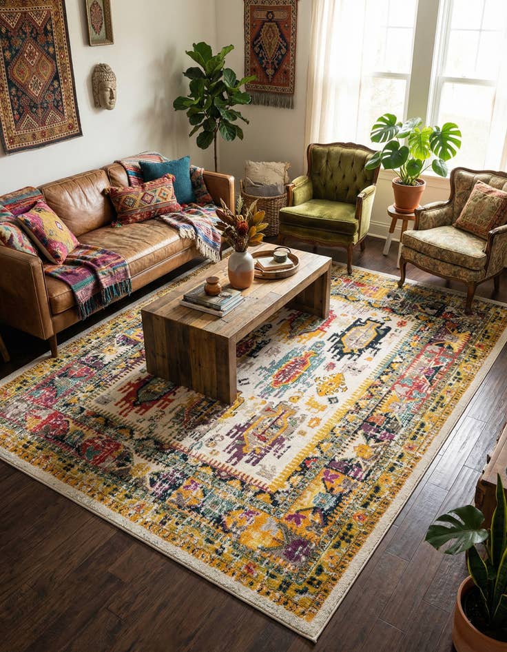 Detail image of 7' 10 x 10' Carrington Rug