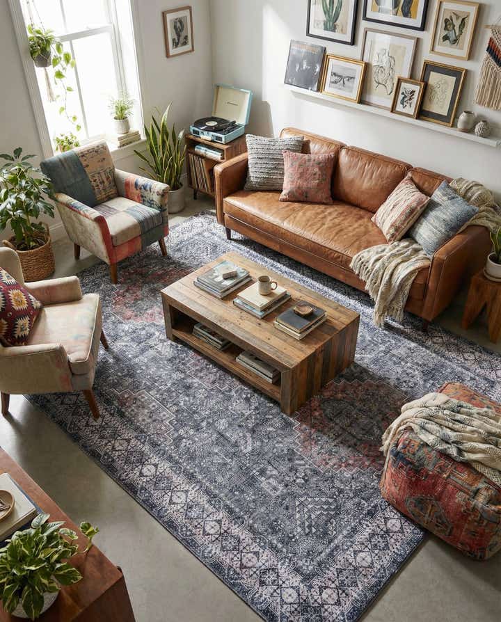 8' 4 x 12' Washable Timeless Rug