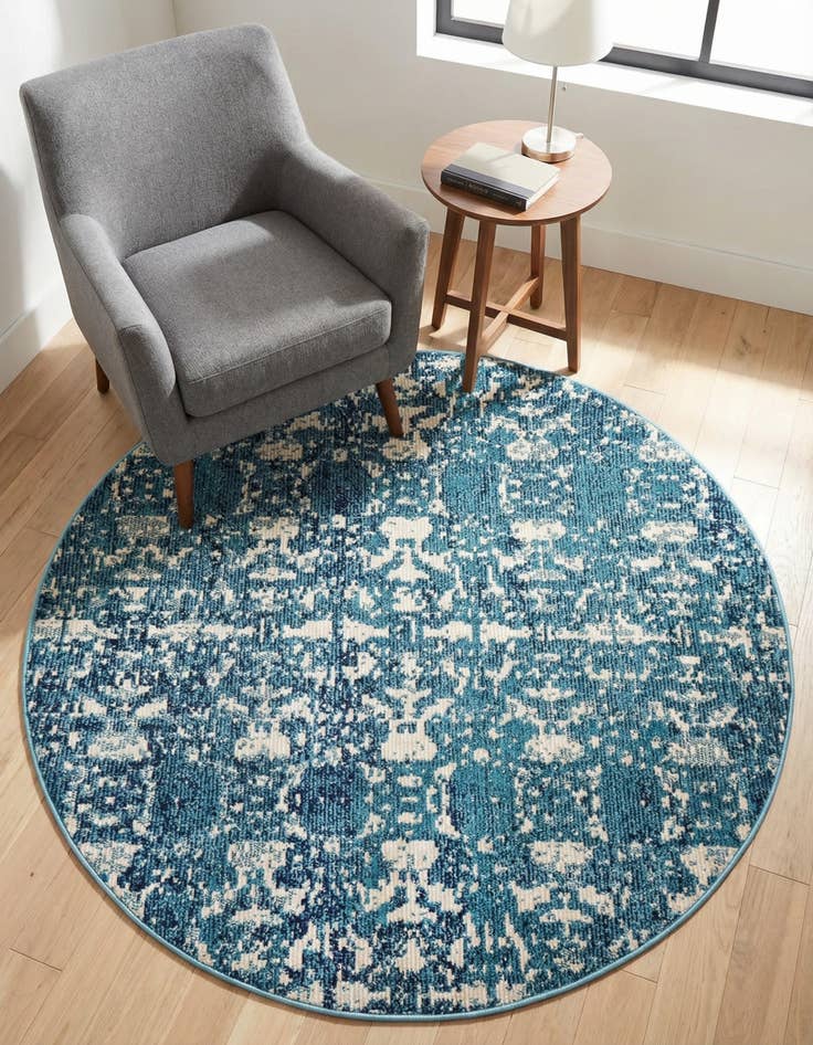 Detail image of 4' x 4' Amulet Round Rug