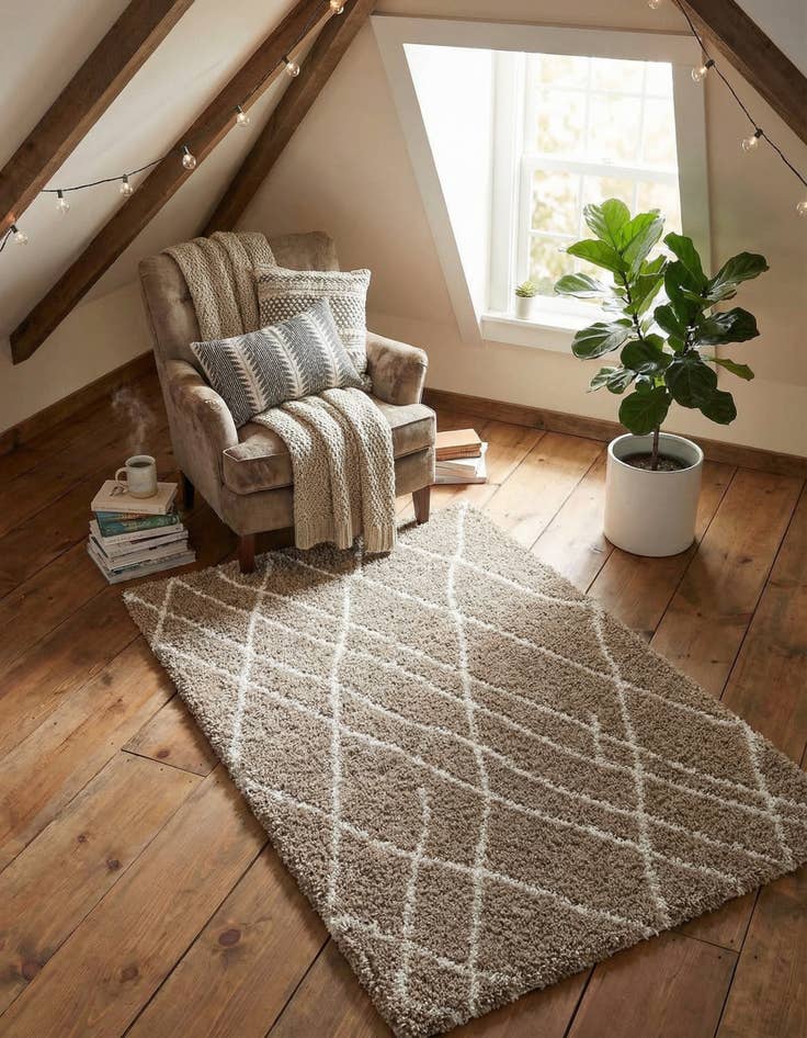 Detail image of 3' 3 x 5' 3 Soft Touch Shag Rug