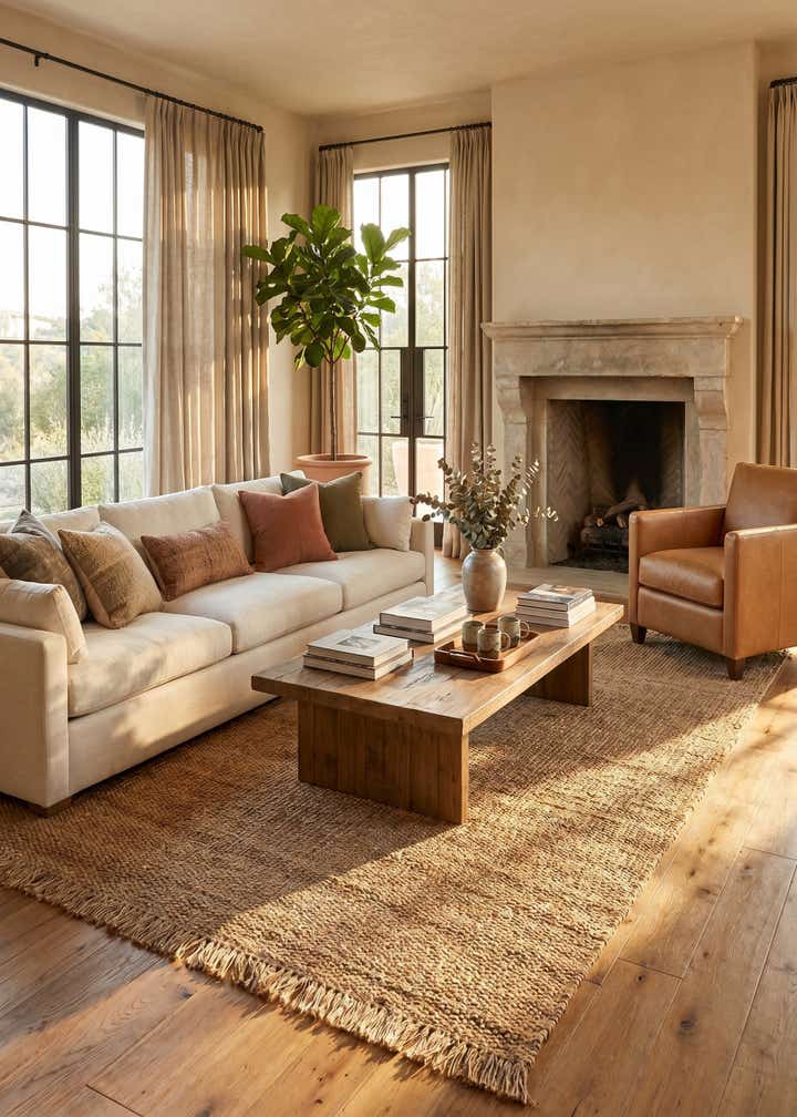 9' x 12' 2 Hand Woven Chunky Jute Rug