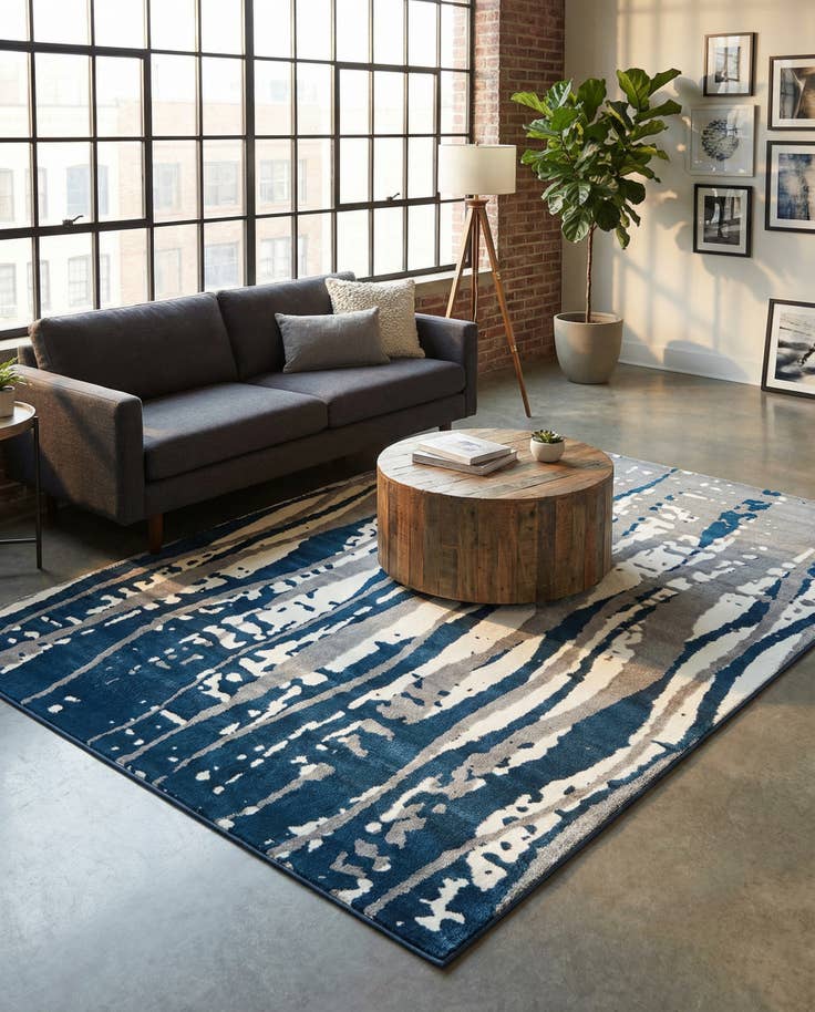 Detail image of 5' 3 x 8' Vince Camuto Rug