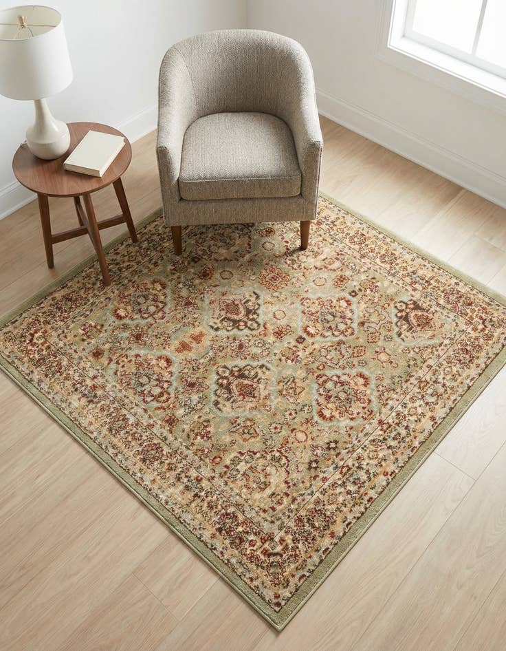 Detail image of 4' x 4' Aditi Square Rug