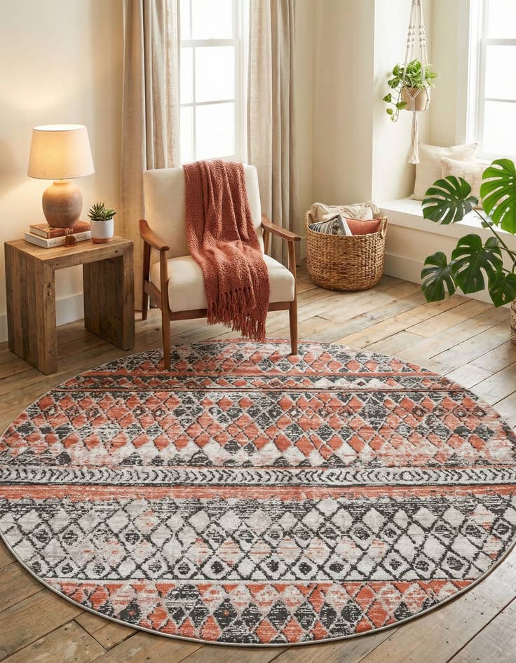 Detail image of 6' x 6' Leipzig Round Rug