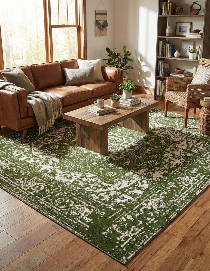 Detail image of 10' x 10' Arlington Square Rug