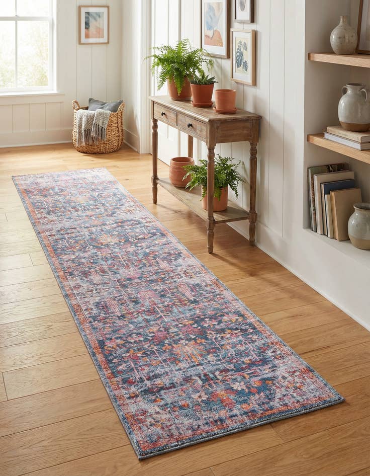 Detail image of 2' x 10' Washable Maahru Runner Rug