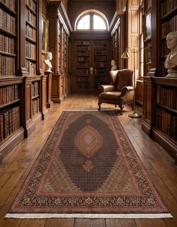 6' 7 x 9' 10 Tabriz Runner Rug