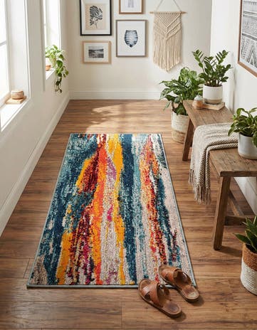 2' x 4' Washable Haerfest Runner Rug