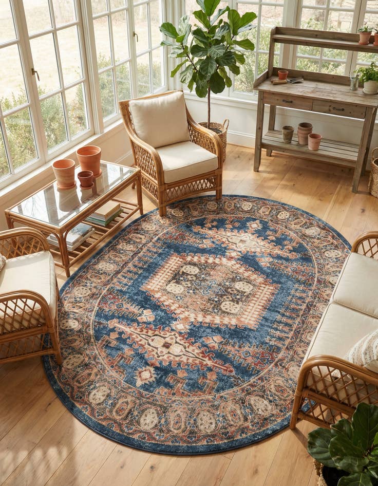 Detail image of 7' 10 x 10' Eden Oval Rug