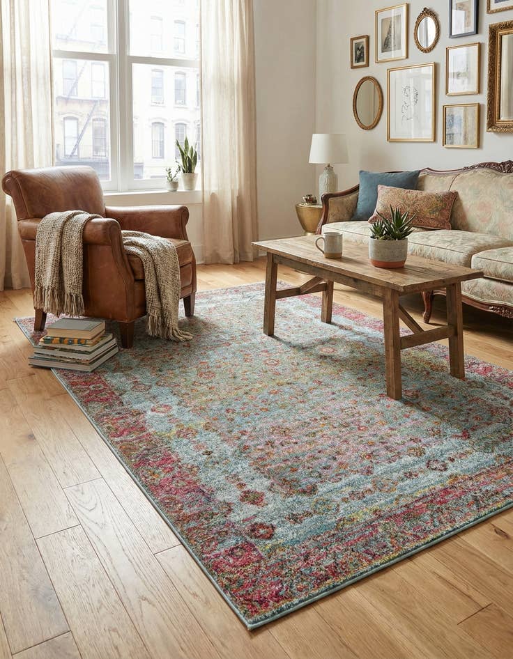 Detail image of 4' 3 x 6' Santiago Rug