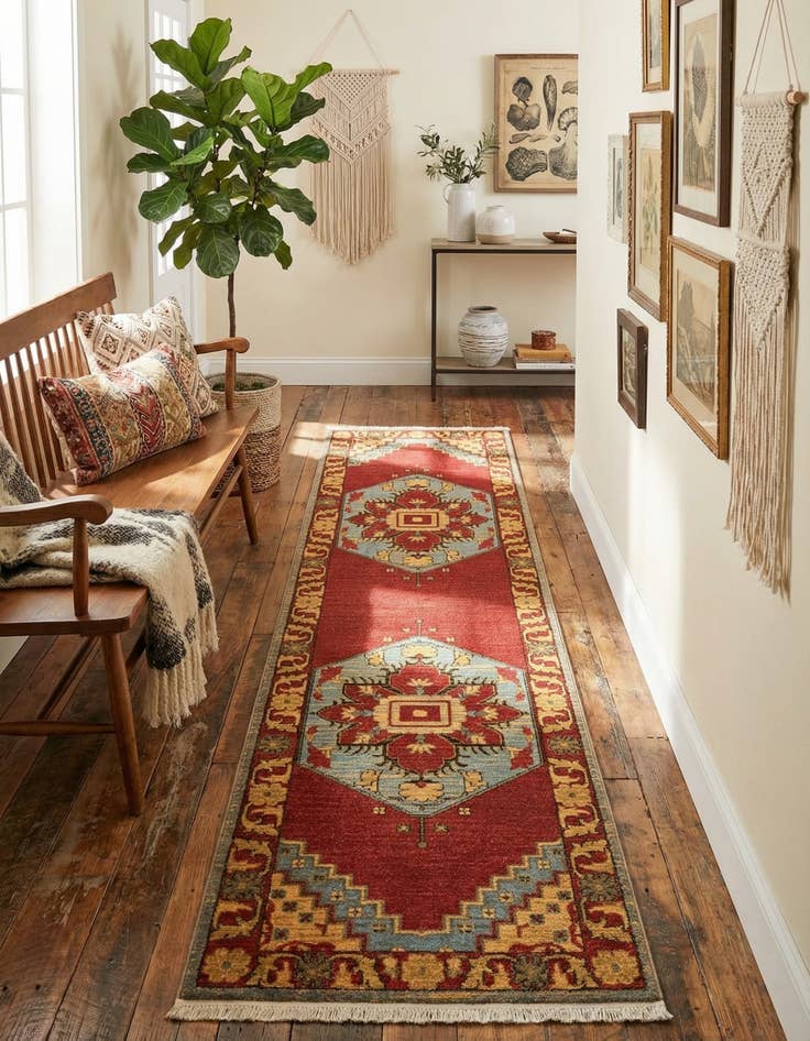 Detail image of 2' 7 x 10' Sara Runner Rug