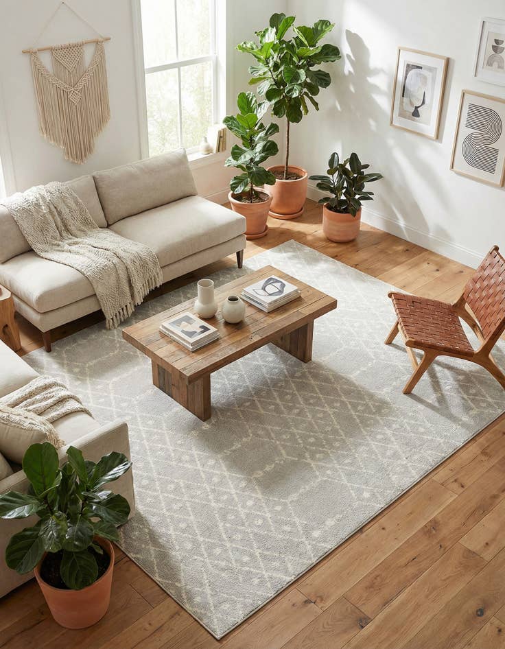 Detail image of 9' x 12' Paxon Trellis Rug