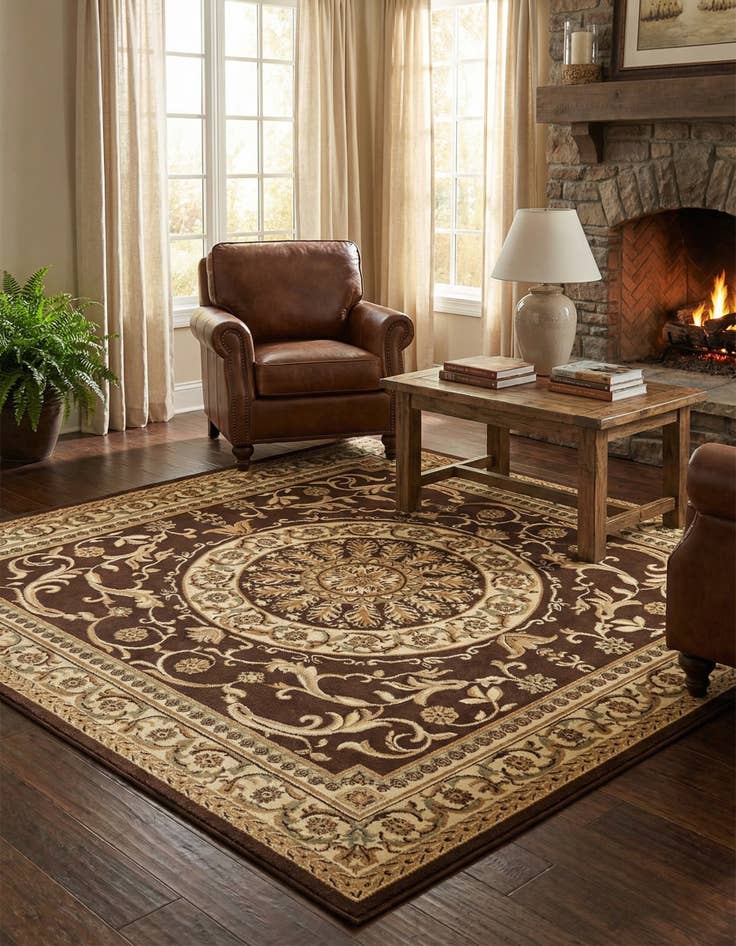 Detail image of 7' 10 x 7' 10 Chateau Square Rug