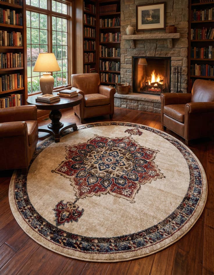 Detail image of 7' x 7' Eden Round Rug
