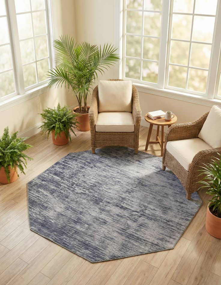 Detail image of 5' x 5' Asha Octagon Rug