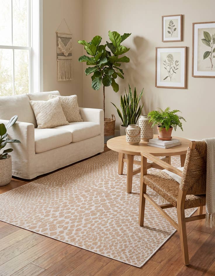 Detail image of 5' 3 x 8' Easy-Clean Jill Zarin Cape Town Indoor / Outdoor Rug