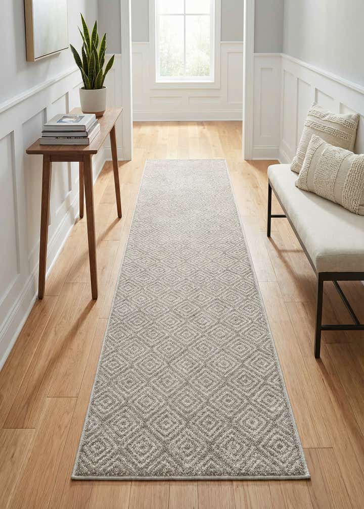 2' 7 x 12' Easy-Clean Sabrina Soto Indoor / Outdoor Runner Rug