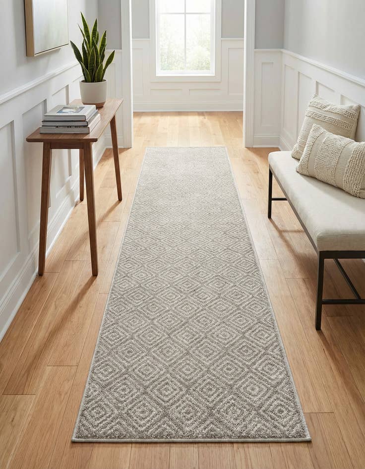 Detail image of 2' 7 x 12' Easy-Clean Sabrina Soto Indoor / Outdoor Runner Rug