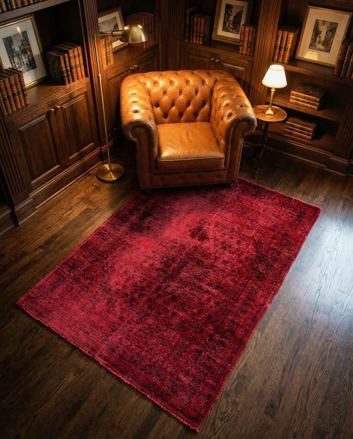 3' 7 x 5' Hand Knotted Ultra Vintage Persian Wool Rug