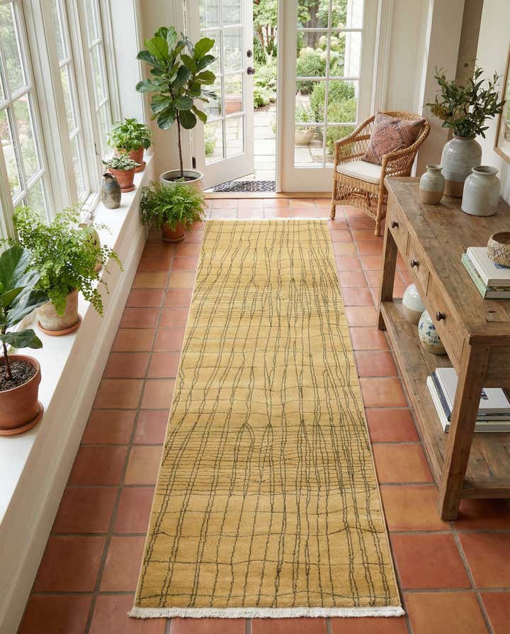 2' 7 x 10' Kashkuli Gabbeh Runner Rug