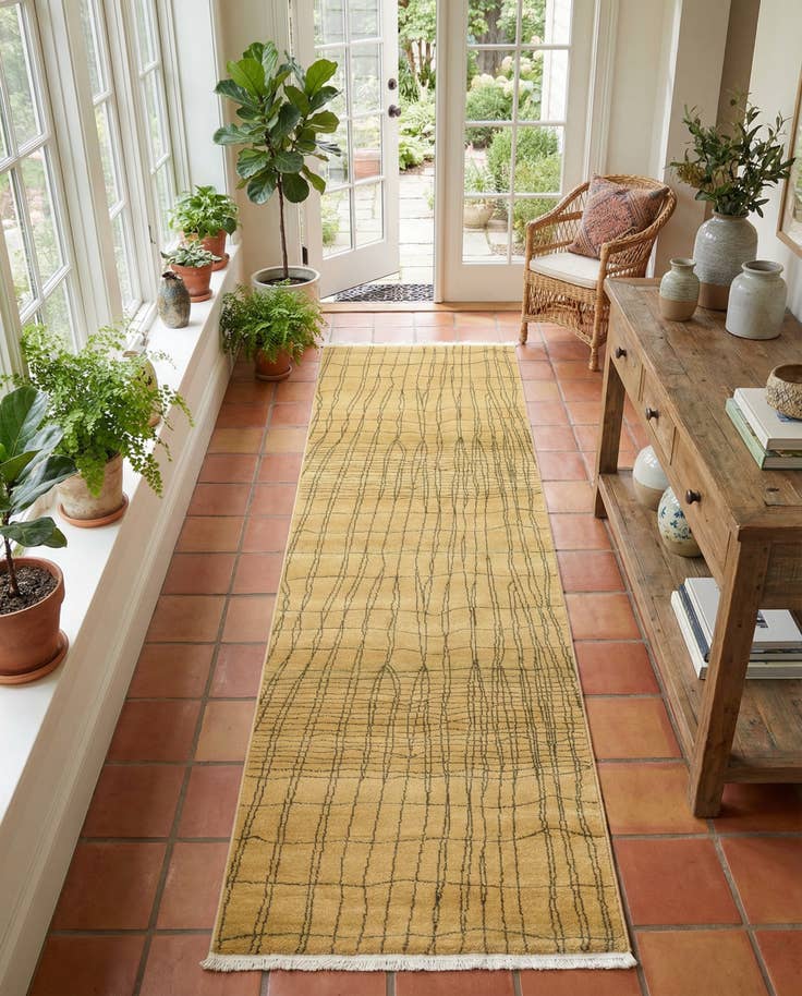 Detail image of 2' 7 x 10' Kashkuli Gabbeh Runner Rug