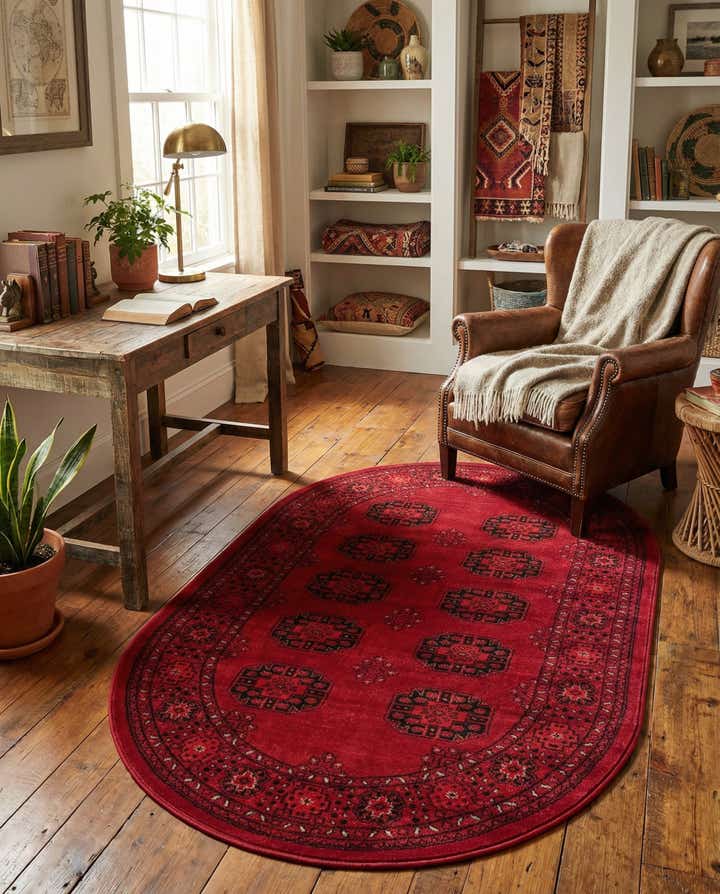 3' 1 x 5' 3 Bokhara Oval Rug