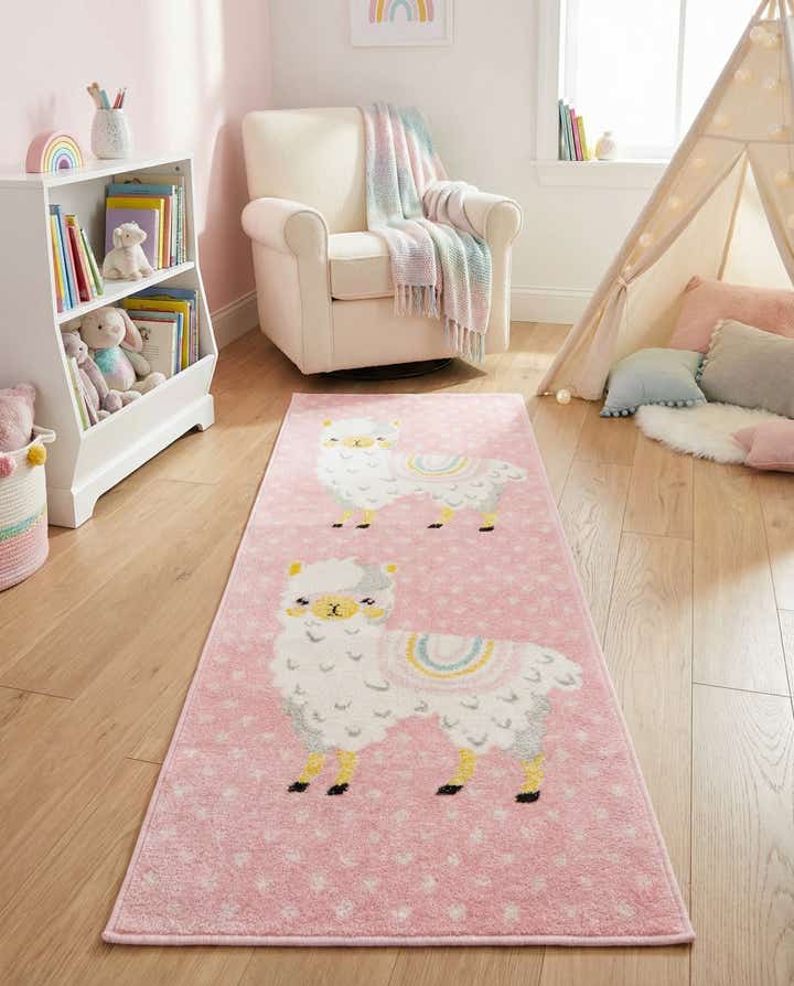 65cm x 185cm Llama Whimsy Kids Läufer Teppich