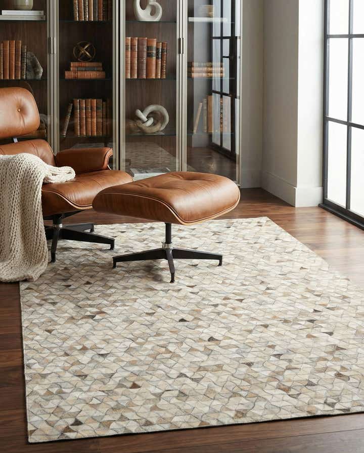 4' 11 x 7' 11 Cowhide - Patchwork Rug