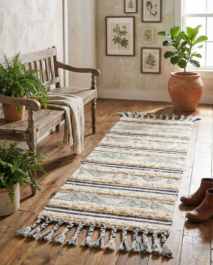 2' 2 x 6' 1 Hand Woven Arizona Wool Runner Rug