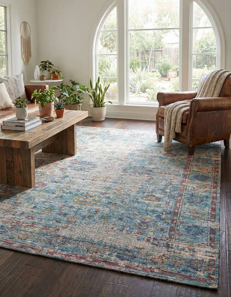 Detail image of 7' 10 x 10'  Hand Woven Chenille Jute Rug