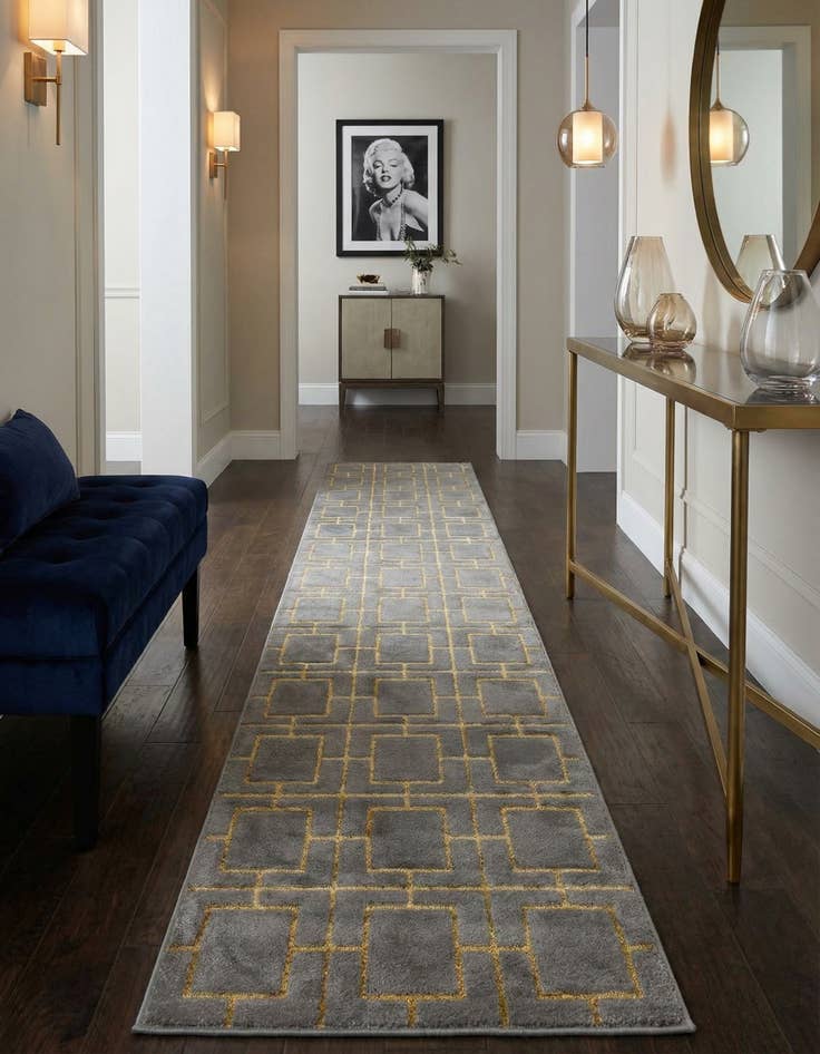 Detail image of 2' x 10' Marilyn Monroe&trade; Glam Deco Runner Rug