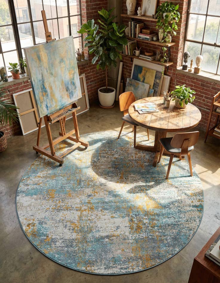 Detail image of 8' 2 x 8' 2 Paragon Round Rug