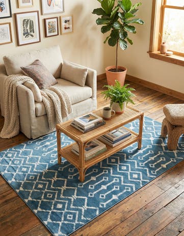 4' x 6' Kasbah Trellis Rug